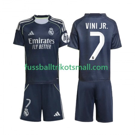 Fußballtrikots Real Madrid Vinicius Junior 7 Kinder 2025-2026 Kurzarm Auswärts-trikot kaufen